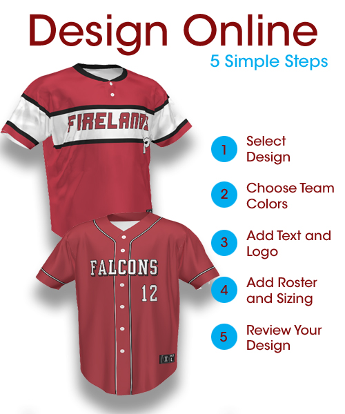 design baseball roster shirts